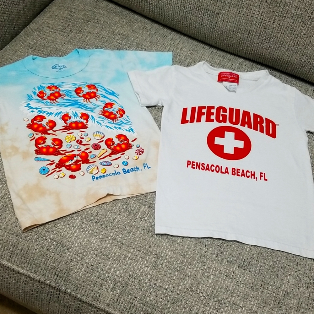 2 childs size 3T Pensacola tees